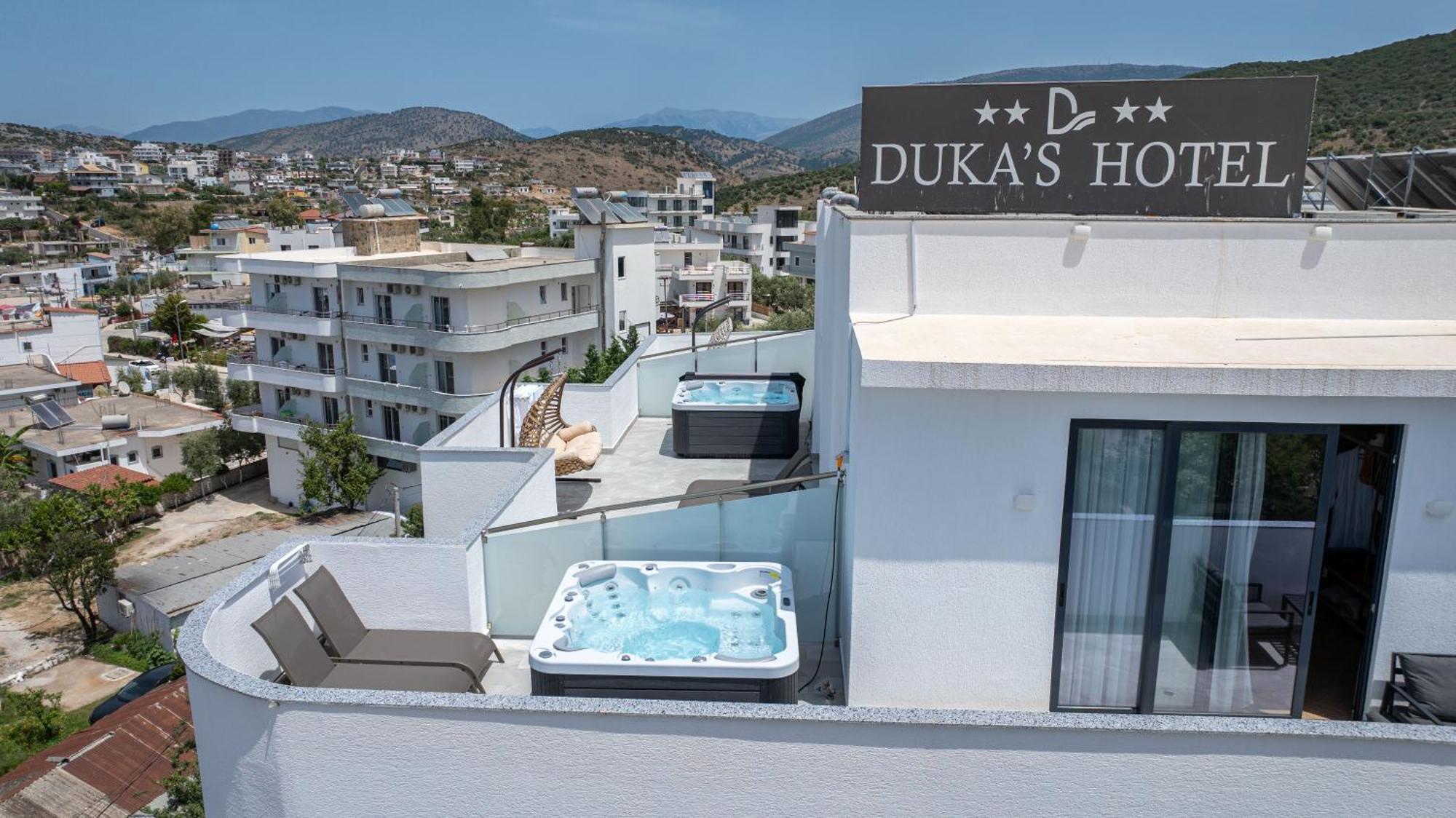 Duka'S Hotel Ksamil Eksteriør billede