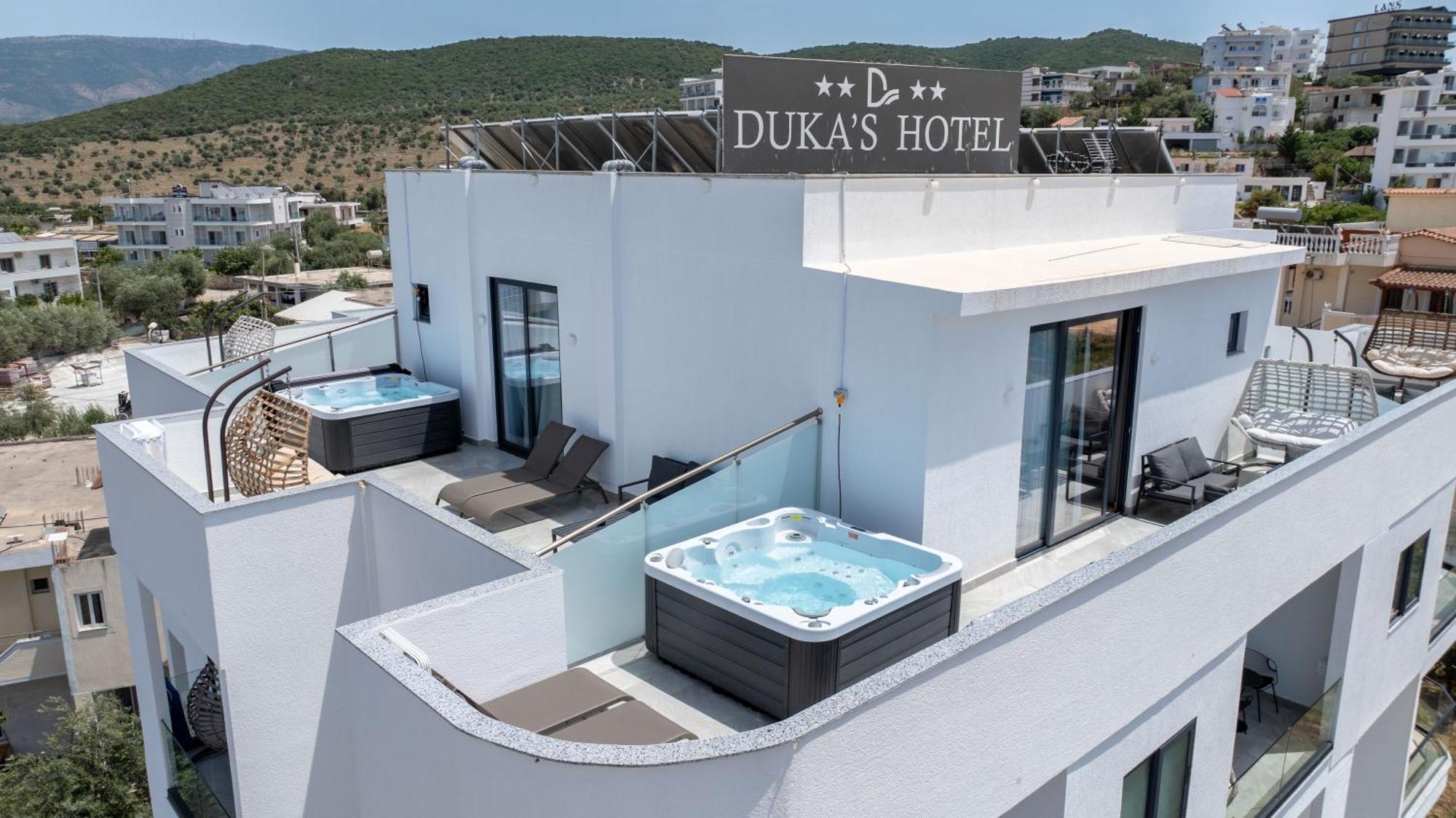 Duka'S Hotel Ksamil Eksteriør billede